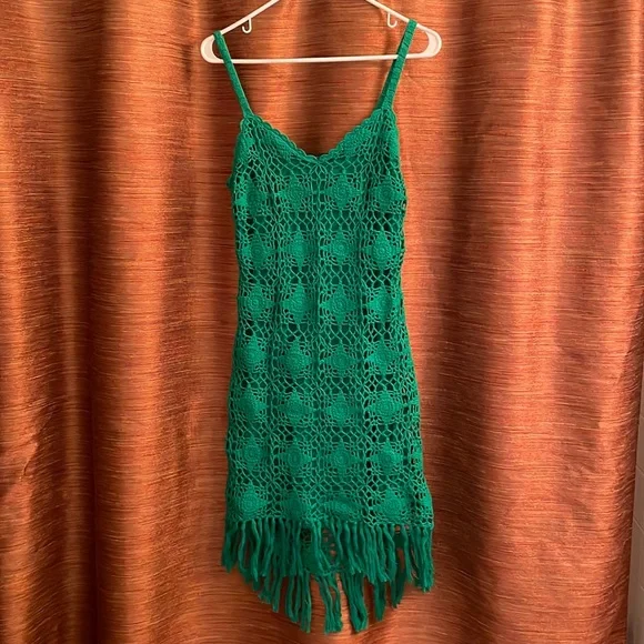 macrame beach dress Off